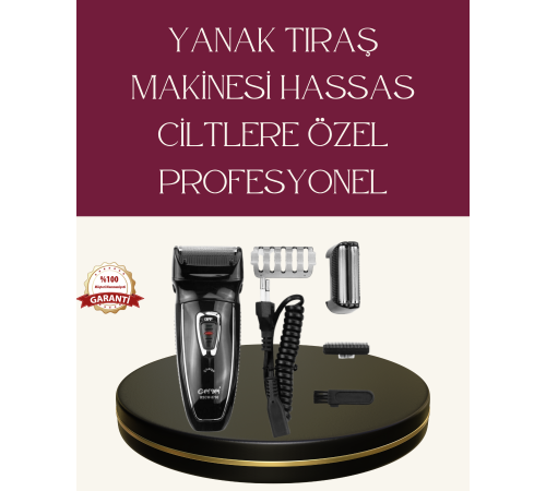 Erkekler İçin Folyo Başlıklı Tıraş Makinesi