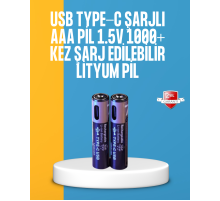 1200mWh Kapasiteli Lityum AAA Pil – Düşük Enerji Tüketen Cihazlar İçin Maksimum Dayanıklılık
