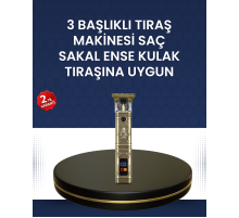 Burun ve Kulak İçin 2’si 1 Arada Tıraş Başlıklı Cihaz