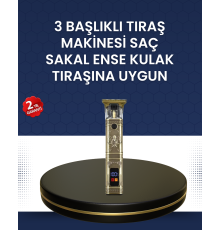 Burun ve Kulak İçin 2’si 1 Arada Tıraş Başlıklı Cihaz