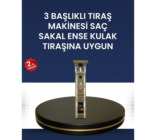 Burun ve Kulak İçin 2’si 1 Arada Tıraş Başlıklı Cihaz