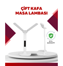 Göz Koruyucu LED Okuma Lambası | Titreşimsiz Işık, Kalemlik ve Stand Fonksiyonlu