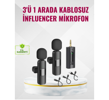 Küçük Boyutlu Mikrofon - 8 Saat Kullanım