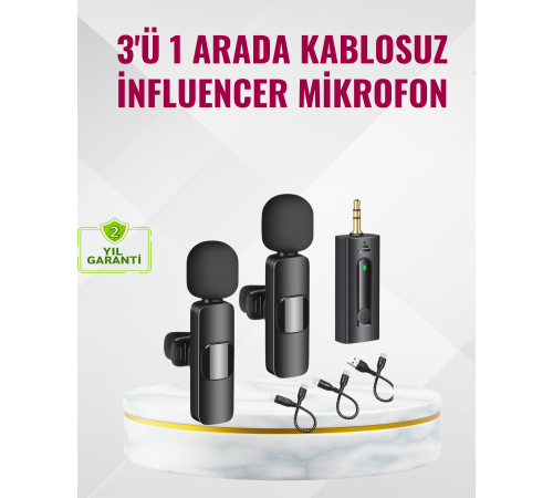 Küçük Boyutlu Mikrofon - 8 Saat Kullanım