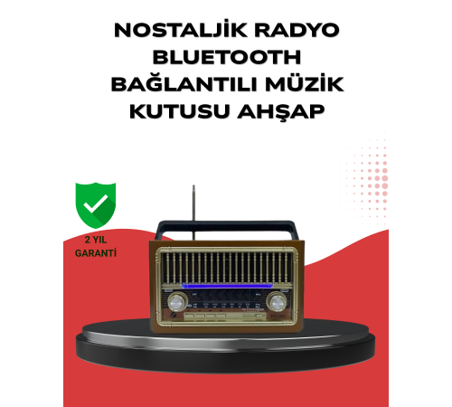 Şarjlı Radyo Hoparlör – İç ve Dış Mekan Uyumlu