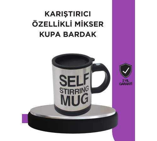 Toz İçecekler İçin Hızlı Karıştırma Özellikli Termos Kupa