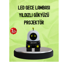 Bluetooth Bağlantılı Yüksek Çözünürlüklü Galaksi Projektör