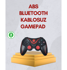 Ergonomik Tasarımlı Kablosuz Bluetooth Gamepad Titreşimli