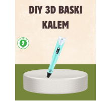 ABS ve PLA Filament Destekli 3D Yazıcı Kalem