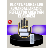 A Kalite Uzaktan Kumandalı LED Park Uyarı Işığı El Figürlü Model