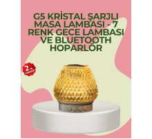 Kristal Tasarımlı Kablosuz Bluetooth 5.1 Hoparlör