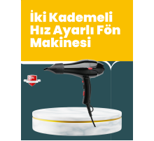 Tüm Saç Tipleri İçin 2200W Güçlü Fön Makinesi