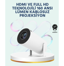 160 ANSI Lümen Parlaklığa Sahip Geniş Ekran Projeksiyon