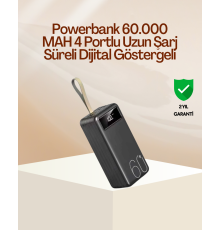 Tüm Cihazlara Uyumlu Çoklu Çıkışlı Powerbank