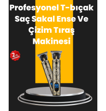 0.1 mm Hassas Kesim Tıraş Makinesi Şarjlı Metal Gövde