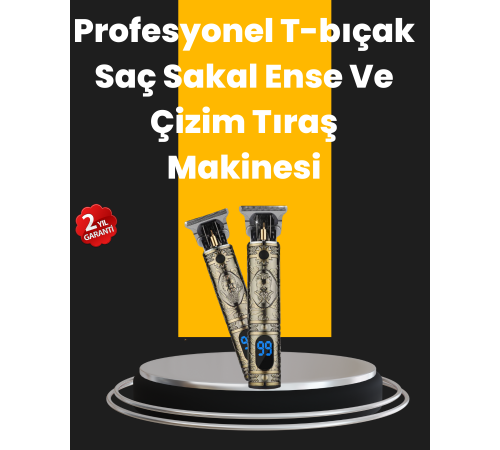 0.1 mm Hassas Kesim Tıraş Makinesi Şarjlı Metal Gövde