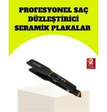 Saç Düzleştirici 30 Saniyede Isınma Hafif ve Portatif Tasarım