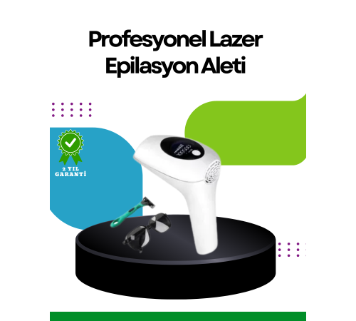 Hasuba IPL Lazer Epilasyon Cihazı HS-262 Kadın ve Erkek İçin