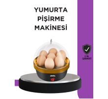 7 Yumurta Kapasiteli Buharlı Yumurta Pişirme Cihazı Sesli Uyarılı