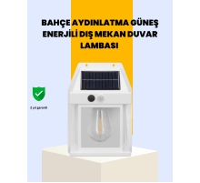 Sensörlü Solar Led Dış Duvar Aydınlatma