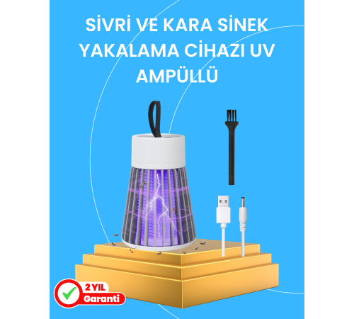 Çocuk ve Evcil Hayvan Dostu Sivrisinek Yakalama Lambası