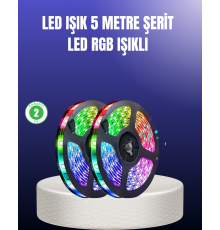 Enerji Tasarruflu RGB Şerit LED 5 Metre