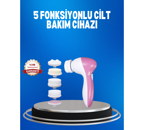 Taşınabilir 5 in 1 Elektrikli Cilt Temizleyici