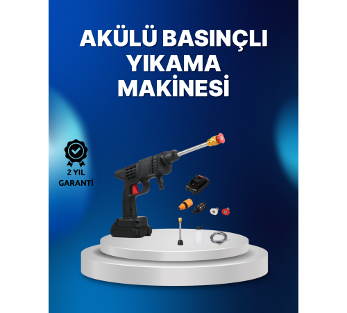 Kablosuz Taşınabilir Basınçlı Yıkama Tabancası Köpük Şişeli