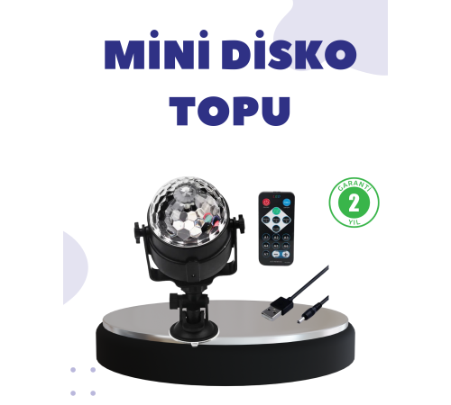 Ses Duyarlı Mini Disko Küre Lamba Ses Duyarlı Mini Disko Küre Lamba