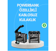 Şarj Kutulu Kablosuz Bluetooth Kulak İçi Spor Kulaklık