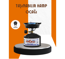 Taşınabilir Metal Gövdeli Kamp Ocağı Seti