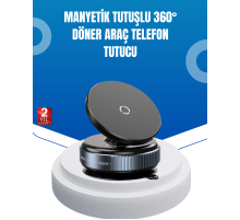 Evrensel Manyetik Araç Telefon Tutucu 360° Döner Başlık
