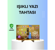 Yaratıcı Çizim ve Mesajlar İçin LED Işıklı Renkli Tahta