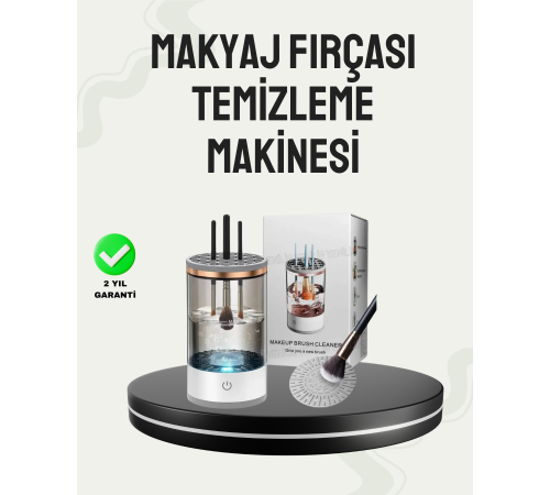 USB Şarjlı Kompakt Makyaj Fırçası Temizleme Makinesi