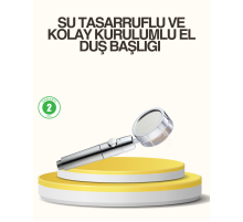 Su Basıncını Artıran Sızdırmaz Duş Başlığı
