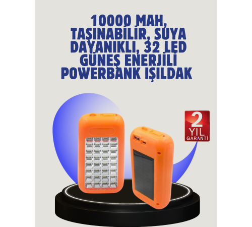 Gold Silver GS-875 Kamp ve Acil Durum Işıldaklı Powerbank