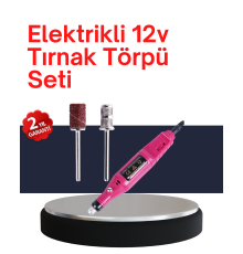 6 Uçlu Elektrikli Manikür Pedikür Seti