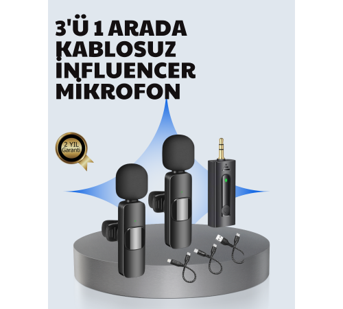 Mobil Uyumlu Mikrofon - Dış Mekân İçin İdeal