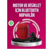 Taşınabilir Bluetooth Hoparlör Suya Dayanıklı Kumaş Kaplama