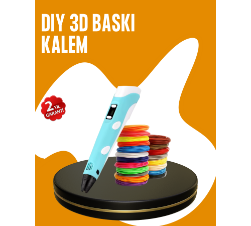 Yaratıcı Çizim ve Modelleme İçin Profesyonel 3D Yazıcı Kalem