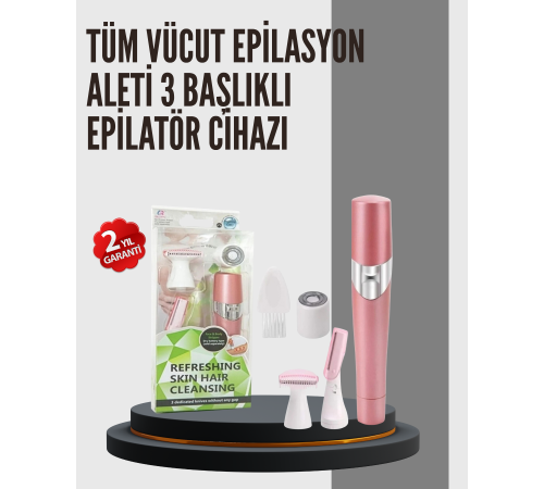 Evde Kolay Epilasyon İçin Taşınabilir Tüy Alma Cihazı