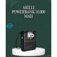 Su Geçirmez 10000 mAh Powerbank ve Akıllı Saat Özellikli Taşınabilir Şarj