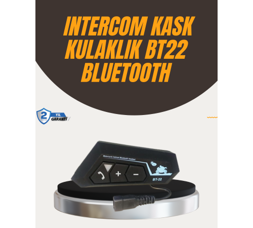 Su Geçirmez BT22 Bluetooth Kask Kulaklığı GPS ve Müzik Uyumlu