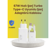 67W Hızlı Şarj Adaptörü ve Veri Aktarım Özellikli Type-C Kablo Seti