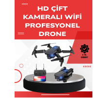 2.4G 4CH Katlanabilir Drone 100 Metre Uçuş Mesafeli