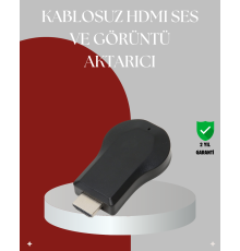 AirPlay ve DLNA Destekli Kablosuz HDMI Ekran Paylaşım Cihazı