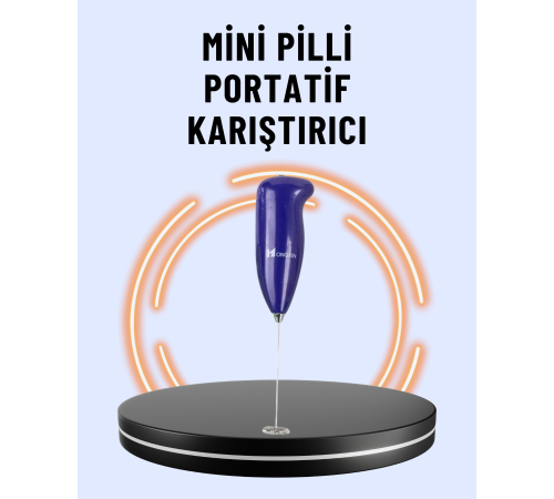 Portatif Kahve Köpürtücü – Latte, Cappuccino, Milkshake ve Puding Yapıcı