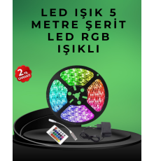 Pratik Kurulumlu 5 Metre Kumandalı Şerit LED