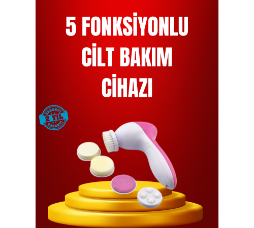 Su Geçirmez Elektrikli Yüz Temizleme ve Masaj Aracı