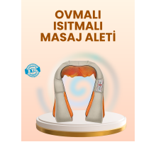 Ovmalı Isıtmalı Masaj Aleti Boyun Omuz Bel ve Ayak İçin Rahatlatıcı Etki